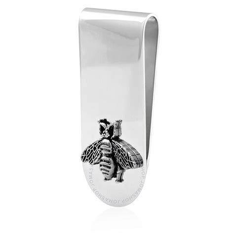 Gucci Silver Bee Motif Money Clip YBF45690700100U 